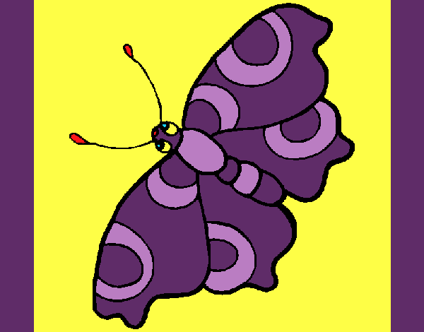 Coloring page Butterfly 11 painted byCherokeeGl