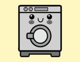 Coloring page Washing machine painted byAnia