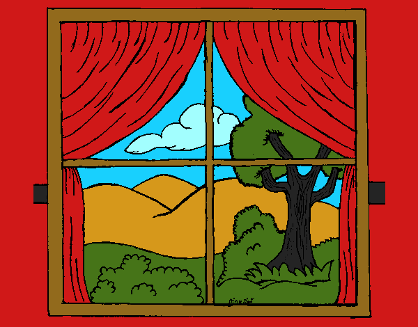 Coloring page Window painted byCherokeeGl