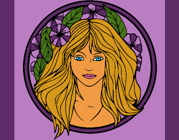 Coloring page Princess of the forest 2 painted byCherokeeGl