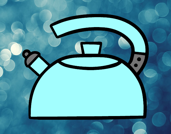 Coloring page The Teapot painted byAnia