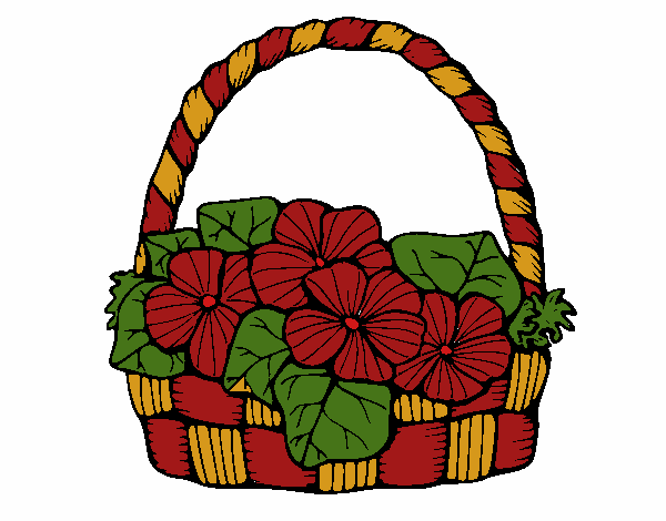 Basket of flowers 6