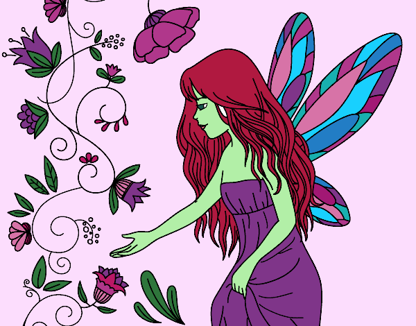 Coloring page Sylph painted bygrangegirl