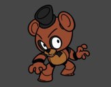Coloring page Toy Freddy from Five Nights at Freddy's painted byCarapherne