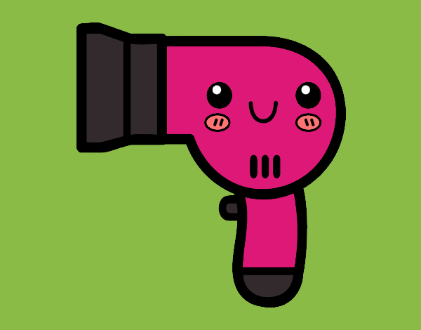 Coloring page A hair dryer painted byYori