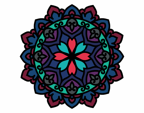 Coloring page Celtic mandala painted byPatricia 