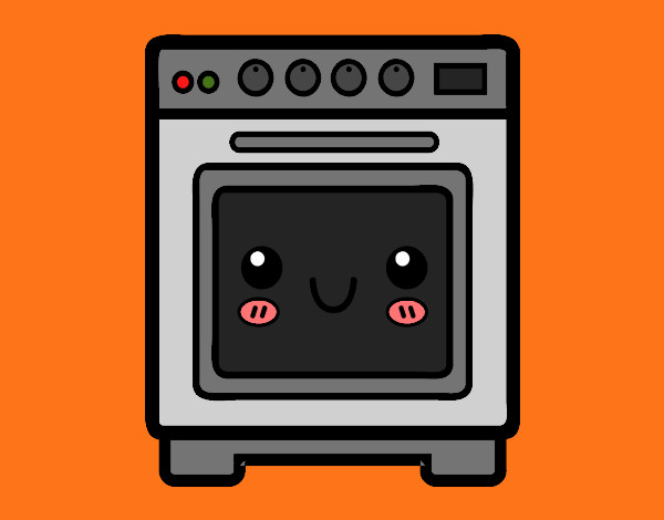 Coloring page Oven painted byYori