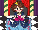 Coloring page Princess at the dance painted byYori