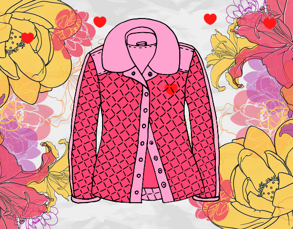 Coloring page A jacket painted bykitykat