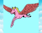 Pegasus in flight