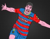 Suárez celebrating a goal