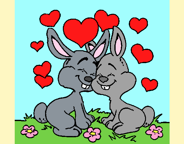 Bunnies in love