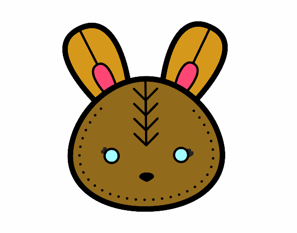 Easter bunny face