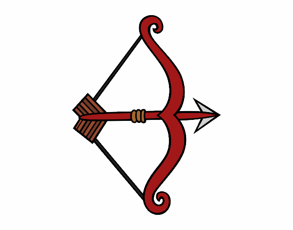 Arrow with bow