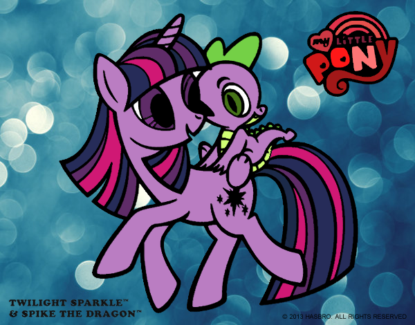 twilight and spike the dragon 