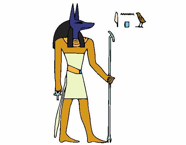 Coloring page Anubis painted byAnnanymas