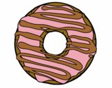 Coloring page Donut painted byAnnanymas