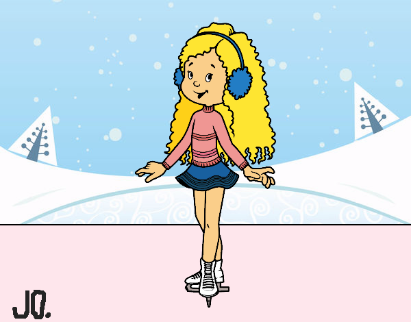 Ice skater girl