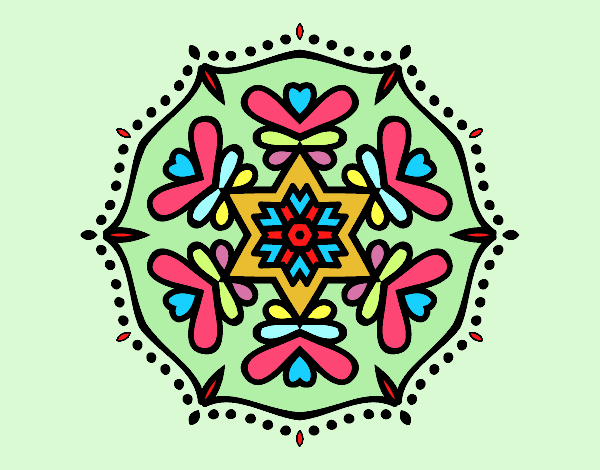 Symmetric mandala