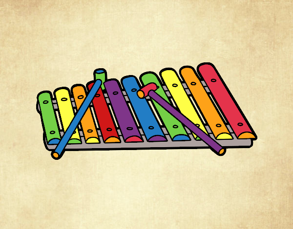 Coloring page A xylophone painted byBoylover2