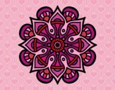 Coloring page Mandala arab world painted byPrincess