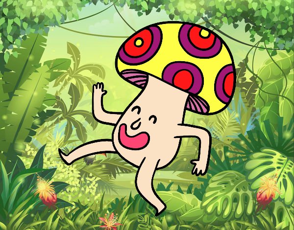 A Happy Mushroom