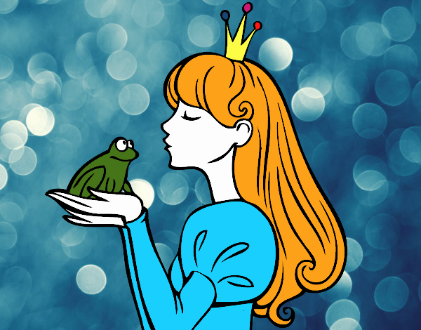 Coloring page The Princess and the Frog painted byalexadra