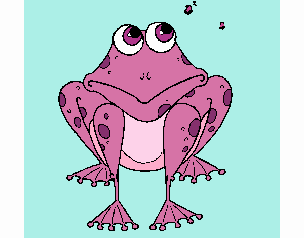 Coloring page Frog painted byfawnamama1