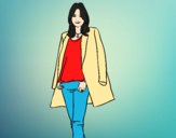 Coloring page Casual Style painted byAnia