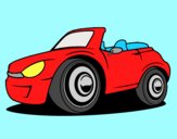 Coloring page New car painted byAnia