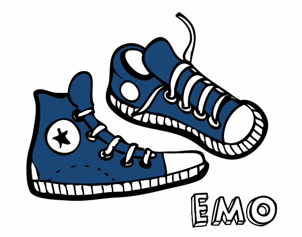 Coloring page Sneakers painted byKhaos006