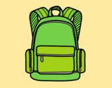 Coloring page A school backpack painted byAnia