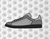 Coloring page Athletic shoes  painted byAnia
