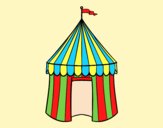 Coloring page Circus tent painted byAnia