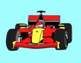 Coloring page F1 car painted byAnia