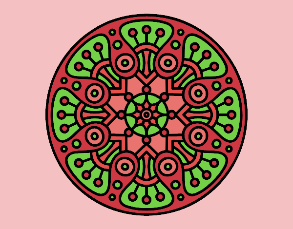 Mandala crop circle