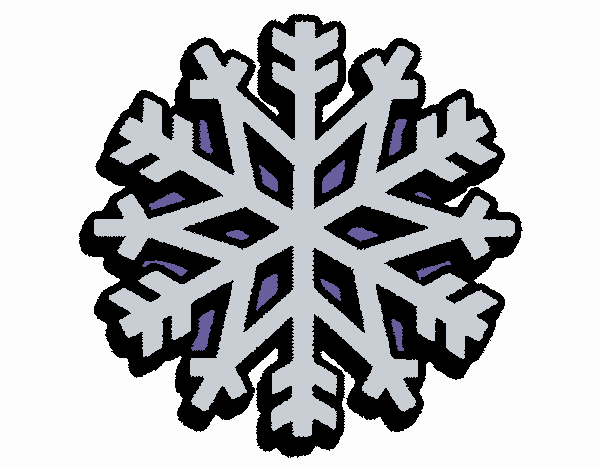 Coloring page Snowflake painted byKhaos006