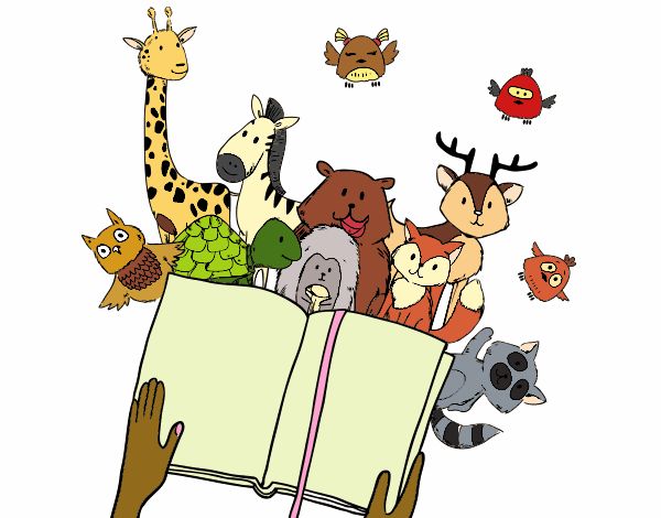Coloring page A tale of animals painted bymicheleof4