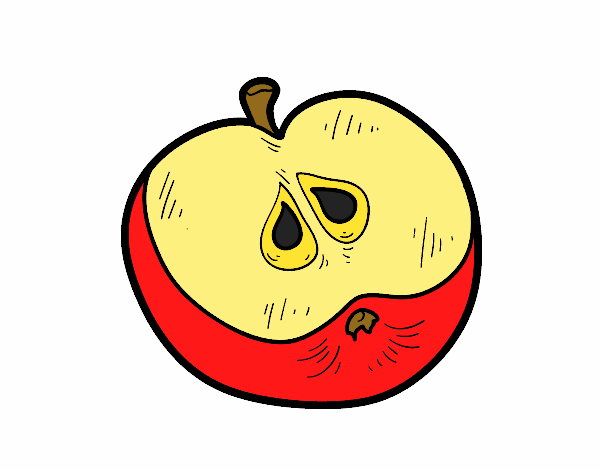 Half an apple