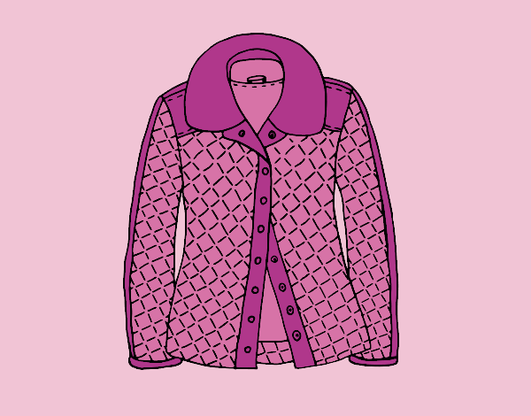 Coloring page A jacket painted byAnia