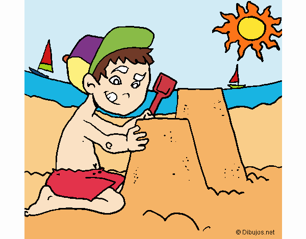 Coloring page Summer painted bymgluc