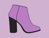 Coloring page Bootie Heel painted bylorna