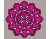 Coloring page Mandala 3 painted byMJ67