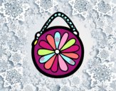 Coloring page Round pouch painted byMiia