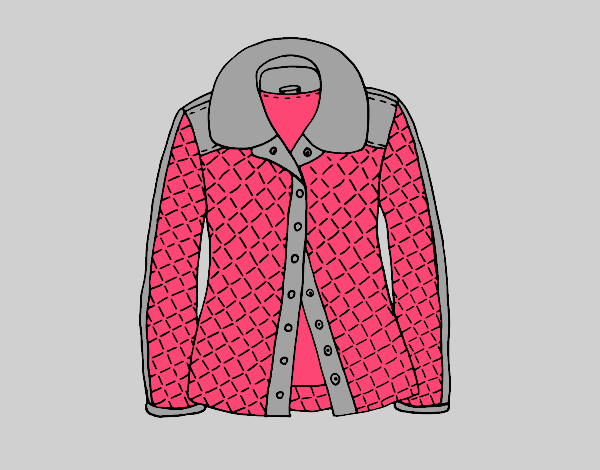 Coloring page A jacket painted bylorna