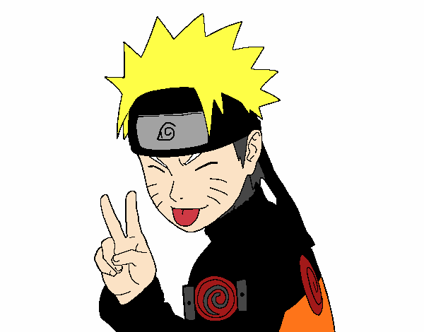 Naruto pulling out tongue