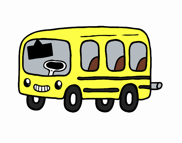 Coloring page A school bus painted bydatboi