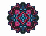Coloring page Decorative mandala painted byPatricia 