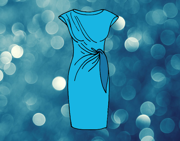 Coloring page Elegant dress painted byANIA2