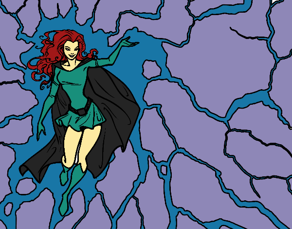 Coloring page Heroine Storm painted byPiaaa